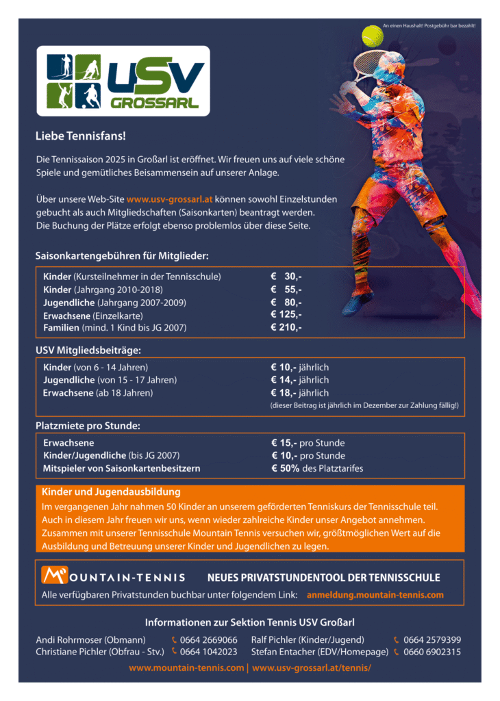 USV Grossarl Saison 2025